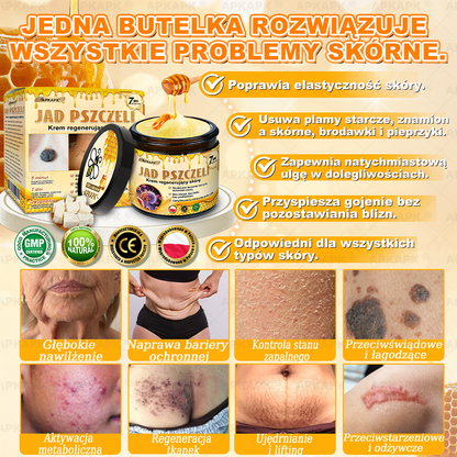 Polecane przez USK w Białymstoku · Wyprodukowano w Polsce✨✨ 𝖠𝖯𝖪𝖠𝖯𝖪® krem regenerujący skórę z jadem pszczelim✨✨