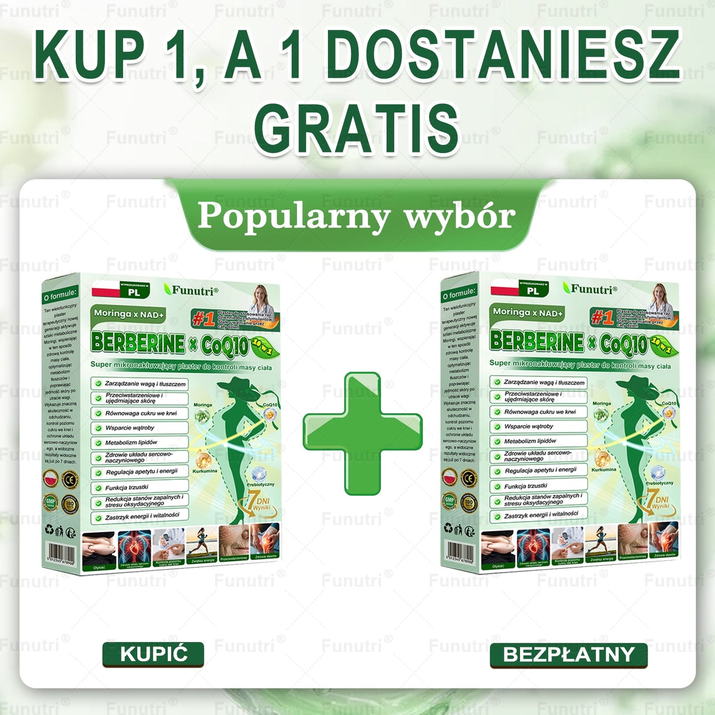 Oficjalny Sklep 👩‍⚕️👩‍⚕️Funutri® 10 w 1 metaboliczny wyszczuplający plaster z nanomikroigłami  (Tylo raz dziennie – widoczne zmiany już w 7 dni)Wsparcie przy otyłości, cukrzycy, bezdechu sennym, problemach ze stawami i nie tylko👩‍⚕️